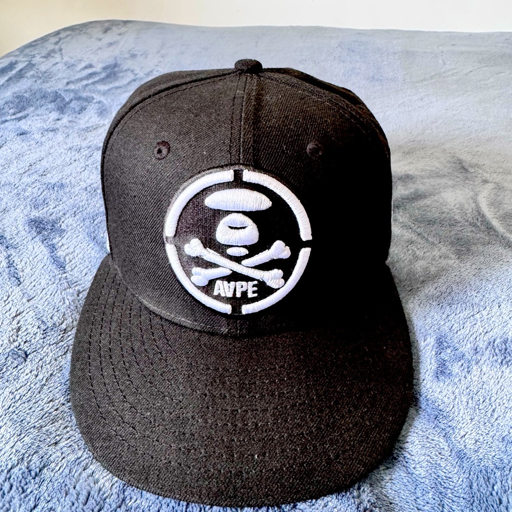 NEW  AAPE by A Bathing Ape (BAPE) Black Cap - S/M Adjustable